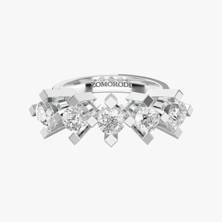 Helin (0.30 carat) Five-Stone Wedding Ring